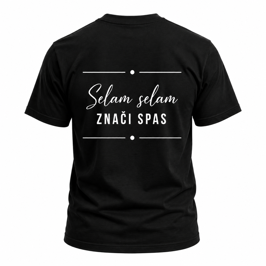 Selam Selam znči spas (minimalistička) majica
