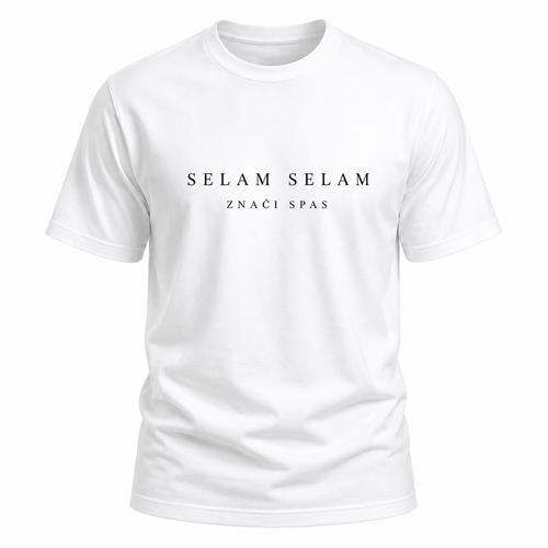 Selam Selam znči spas (minimalistička) majica